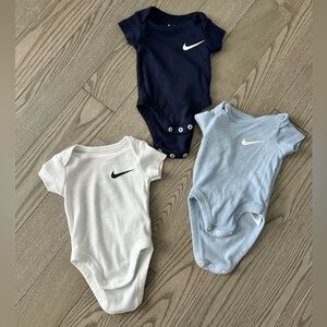 Set of 3 Nike onesies